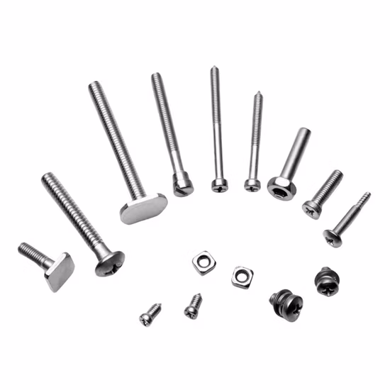 Standard, Bolts, Screws, Wood Screws, Tapping Screws, Turning The Screw, The Combination of Screws, Nuts, Fittings, Flat Mat, Ring, Various Kinds of Fasteners.